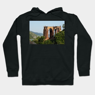 Werner Chapel, old town, Bacharach, Middle Rhine, Rhine, evening Hoodie